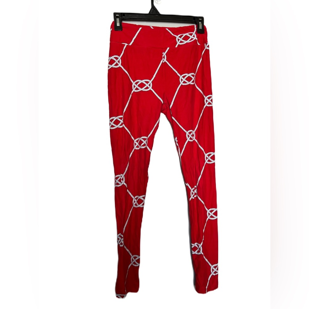 Lularoe One Size leggings‎ nautical knots